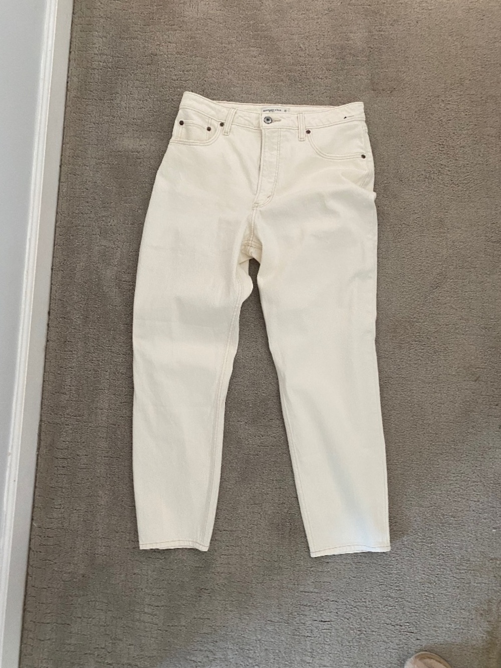 Abercrombie jeans off white